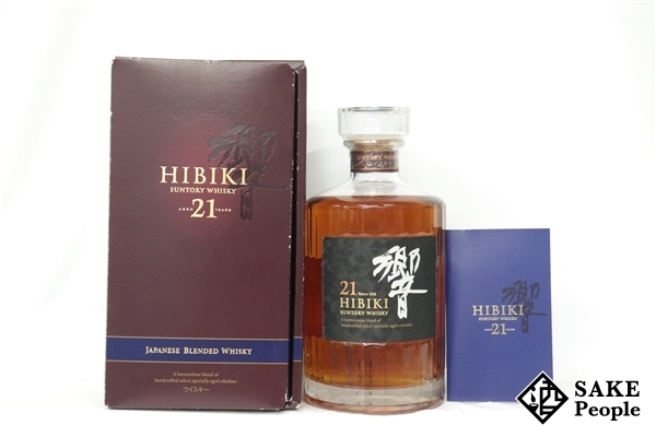 【新作入荷，セール】 注目 サントリー 響 21年 700ml 43% 箱 冊子 ジャパニーズ(日本)｜売買されたオークション情報、yahooの商品情報をアーカイブ公開 - オークファン 日本