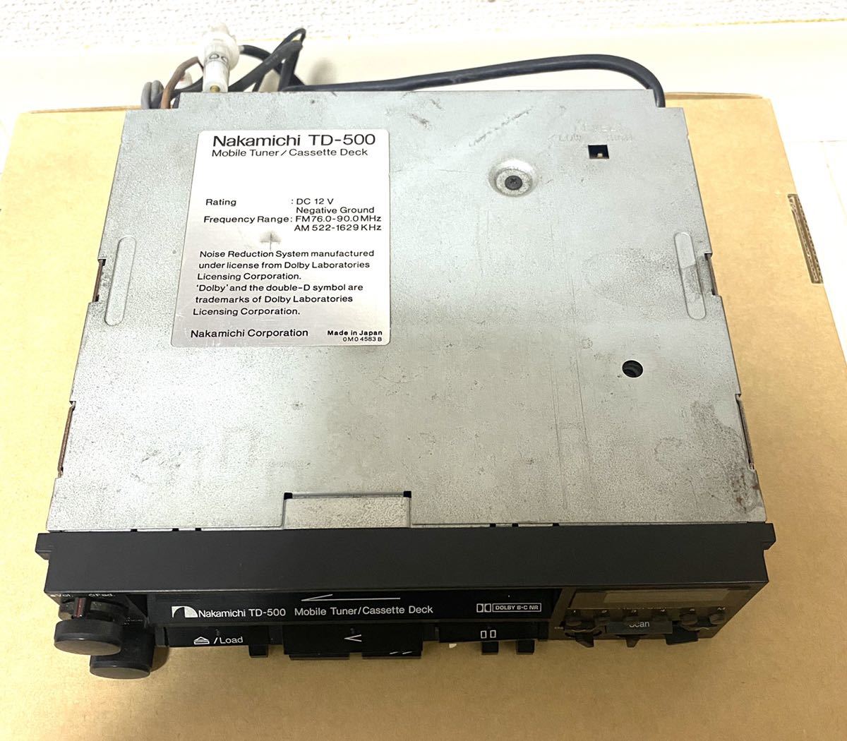 TD-500 カセットデッキ Nakamichi ナカミチ 極上の逸品ナカミチ テープ 
