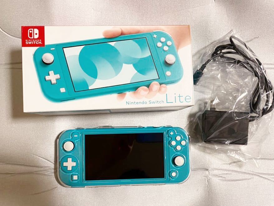 中古】ニンテンドー Switch Lite ターコイズ スイッチ ライト 本体＋