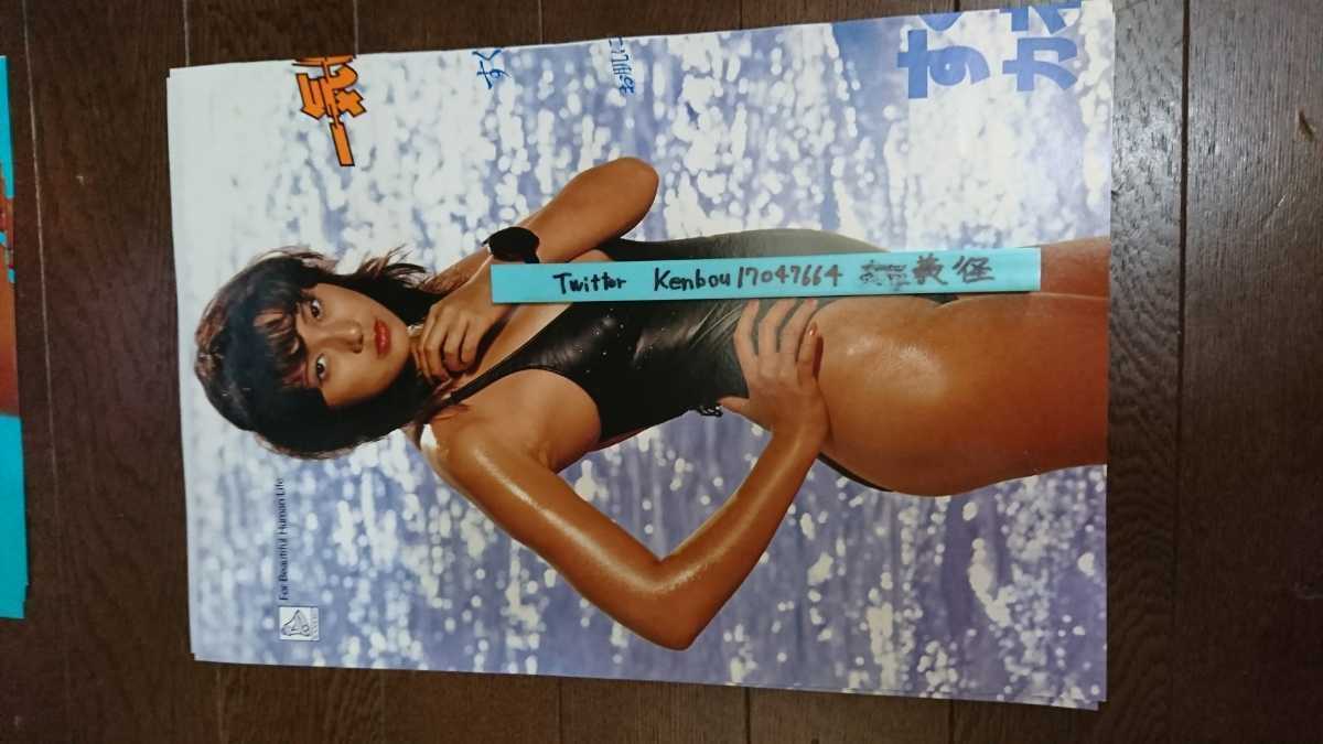 浅野ゆう子 サマー カネボウ化粧品 ポスター まとめ 横59.5cm 縦84cm 2 