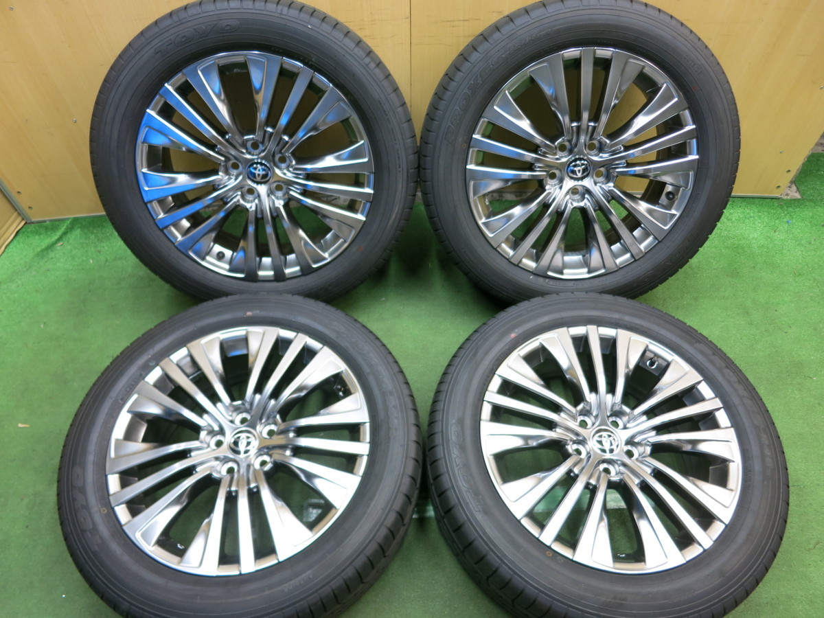 ☆新車外し☆80ハリアー Zグレード 純正19×7.0J＋35⁄5H⁄114.3