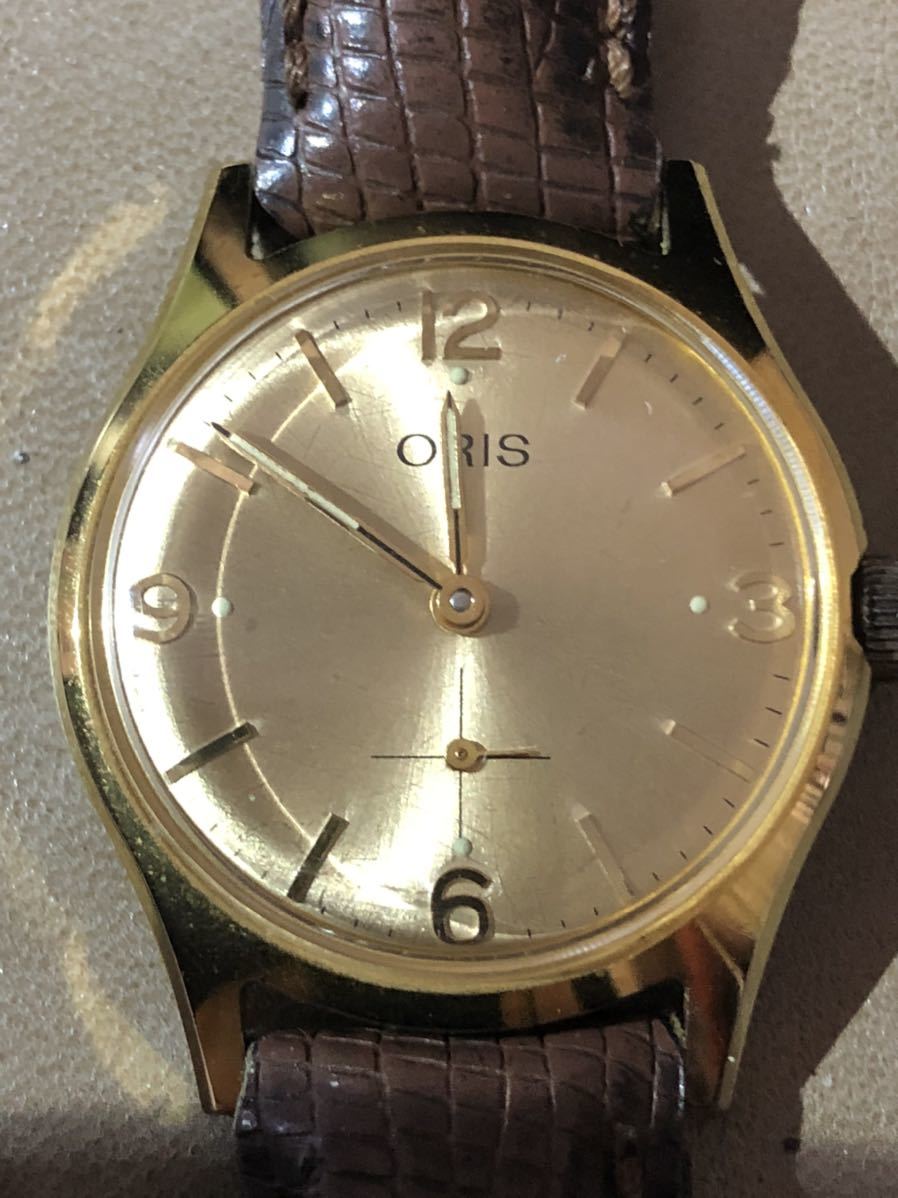 メンズ腕時計 オリス ORIS 手巻き 稼働品 スモールセコンド