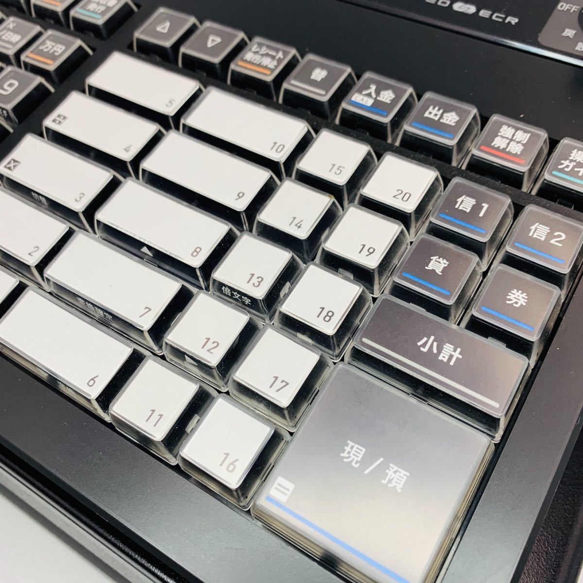 4080 美品 設定無料シャープ 電子レジスター XE-A307-B 16部門 6/27 物販