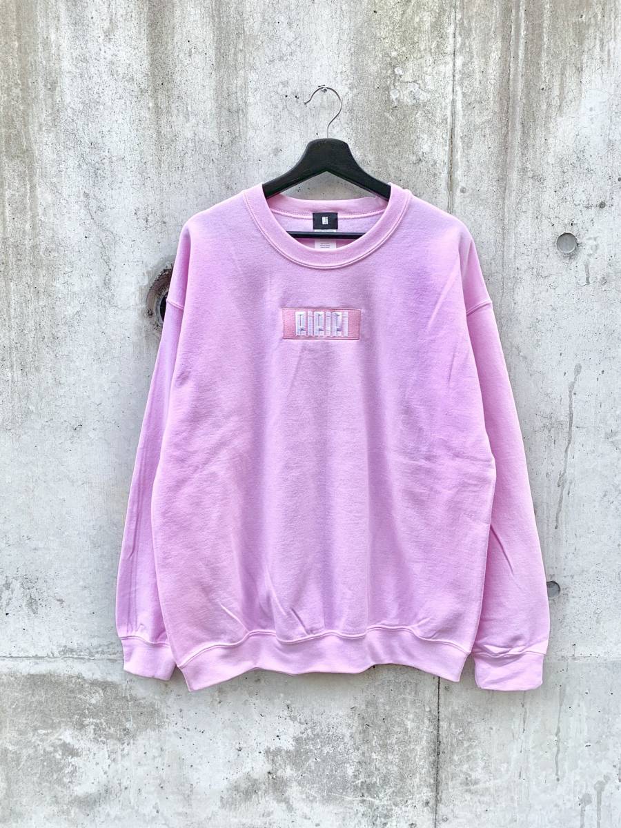 1円 P.I BOXLOGO SWEAT crew neck ピーアイ オーバーサイズ ボックス 