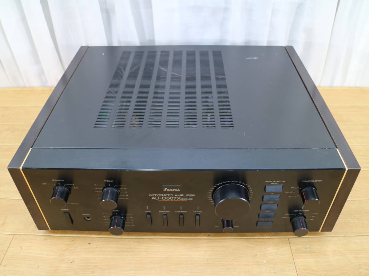サンスイ プリメインアンプ SANSUI AU-D607X Decade 【公式通販】