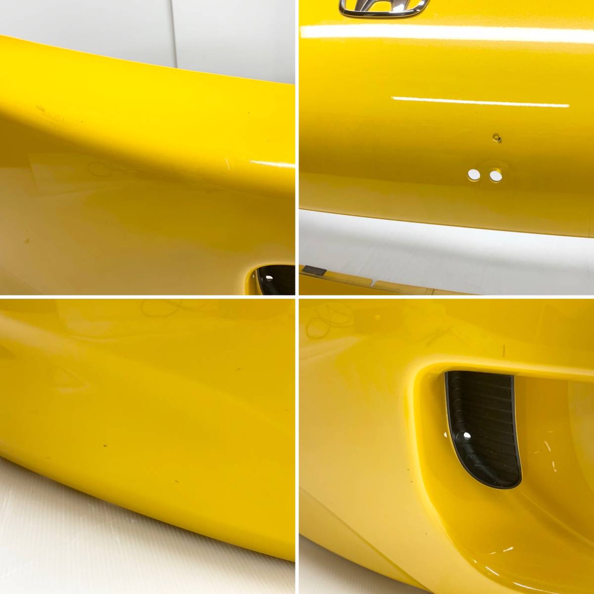 S2000 AP2 後期 純正 フロント バンパー ニューインディイエロー