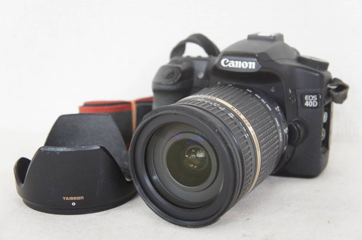② Canon キャノン EOS 40D デジタル一眼 カメラ TAMRON DiⅡ 18-270mm