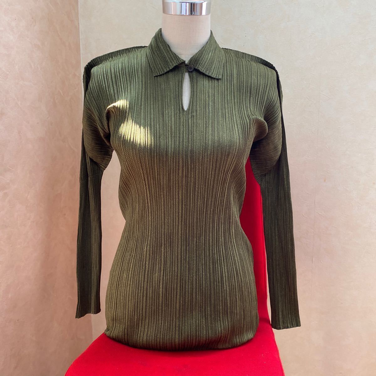 PLEATS PLEASE ISSEY MIYAKE プリーツプリーズ スキッパー 長袖