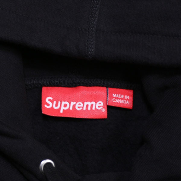 未使用品 19aw Supreme Bandana Box Logo Hooded Sweatshirt L Black