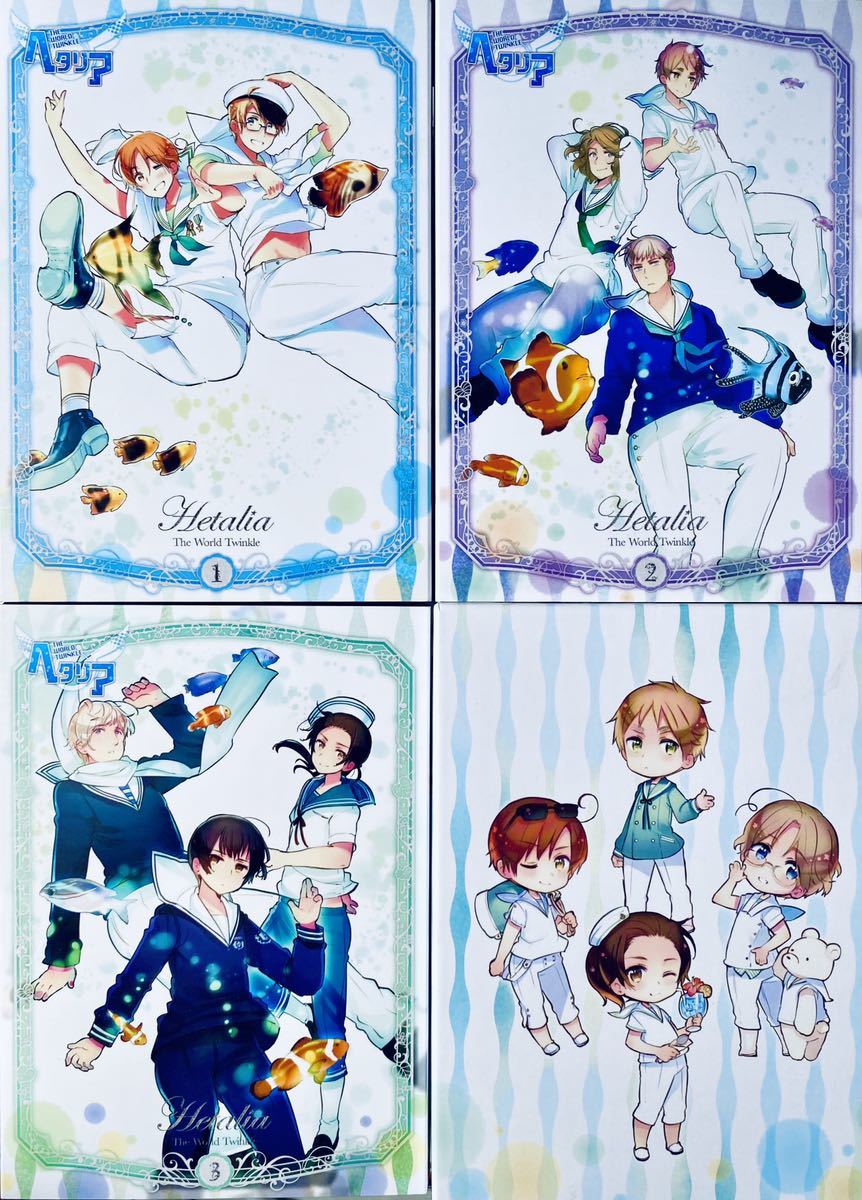 DVD ヘタリア The World Twinkle DVD アニメイト限定版 全3巻セット