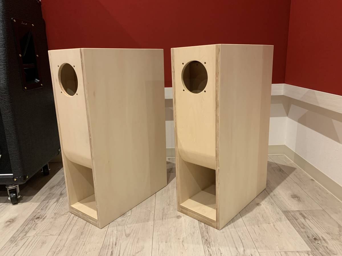 自作スピーカー バックロードホーン D-10 バッキー FOSTEX FE108NS Parc Audio 赤Parc