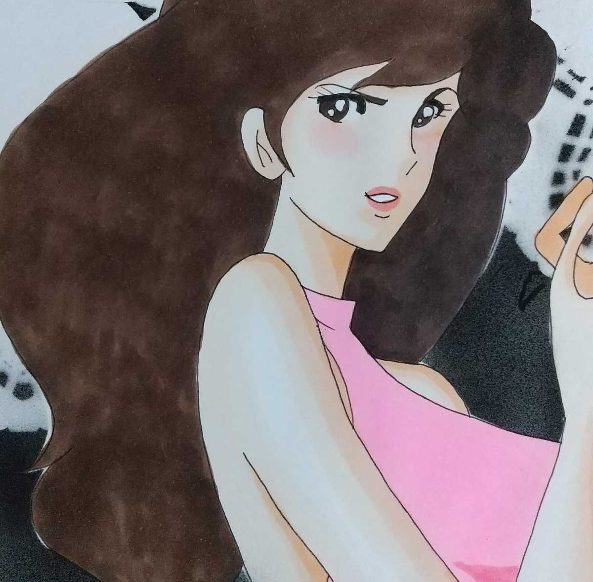 峰不二子 ルパン三世 手描きイラスト 手描きイラスト 売買されたオークション情報 Yahooの商品情報をアーカイブ公開 オークファン Aucfan Com