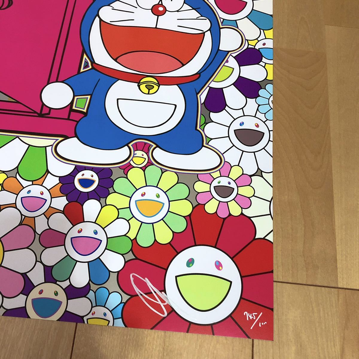 新品 村上隆 × 藤子・F・不二雄 ドラえもん 「どこでもドア」でお花畑