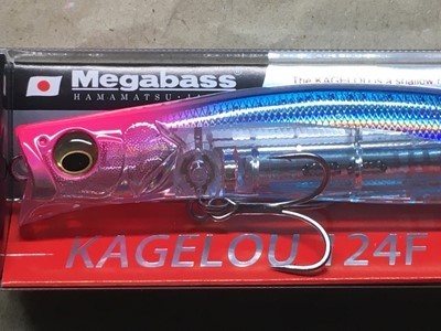  ルアー メガバス カゲロウ 124F 限定カラー ピンク 背青 上ホロ 下クリア 22g ハイフロートシャローランナー ソルト ランカーシーバス(ミノー)｜売買されたオークション情報、yahooの商品情報 海水