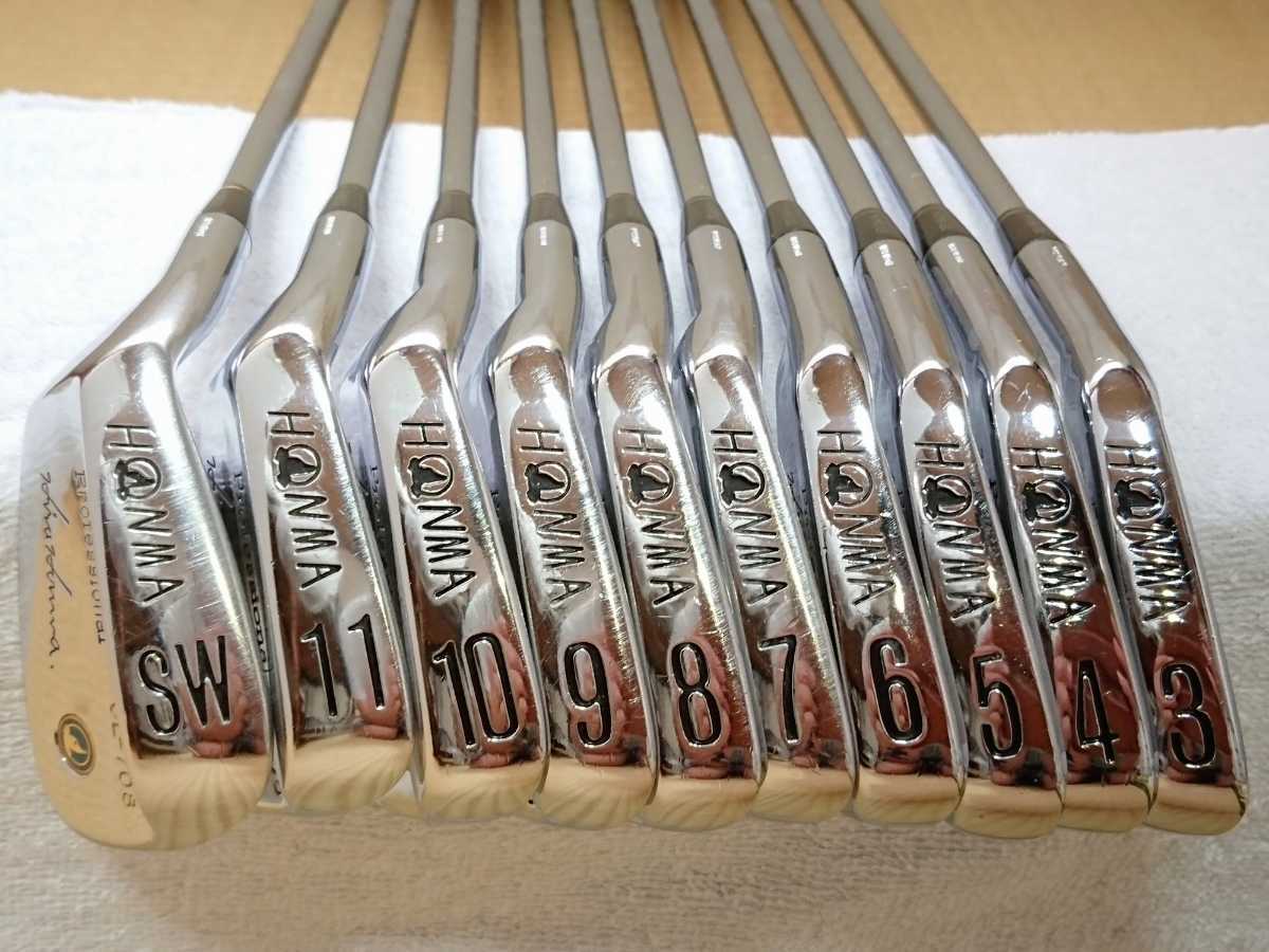 セール価格 レフティ☆HONMA/本間ゴルフ CL-708 アイアンセット☆10本 
