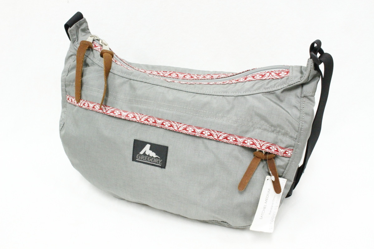  GREGORY - SATCHEL グレゴリー サッチェル ショルダーバッグ バンダナグレー Ｍ(ショルダーバッグ)｜売買されたオークション情報、yahooの商品情報をアーカイブ公開 - オークファン グレゴリー