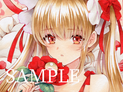 手描きイラスト▽創作▽A6サイズ 2(手描きイラスト)｜売買された