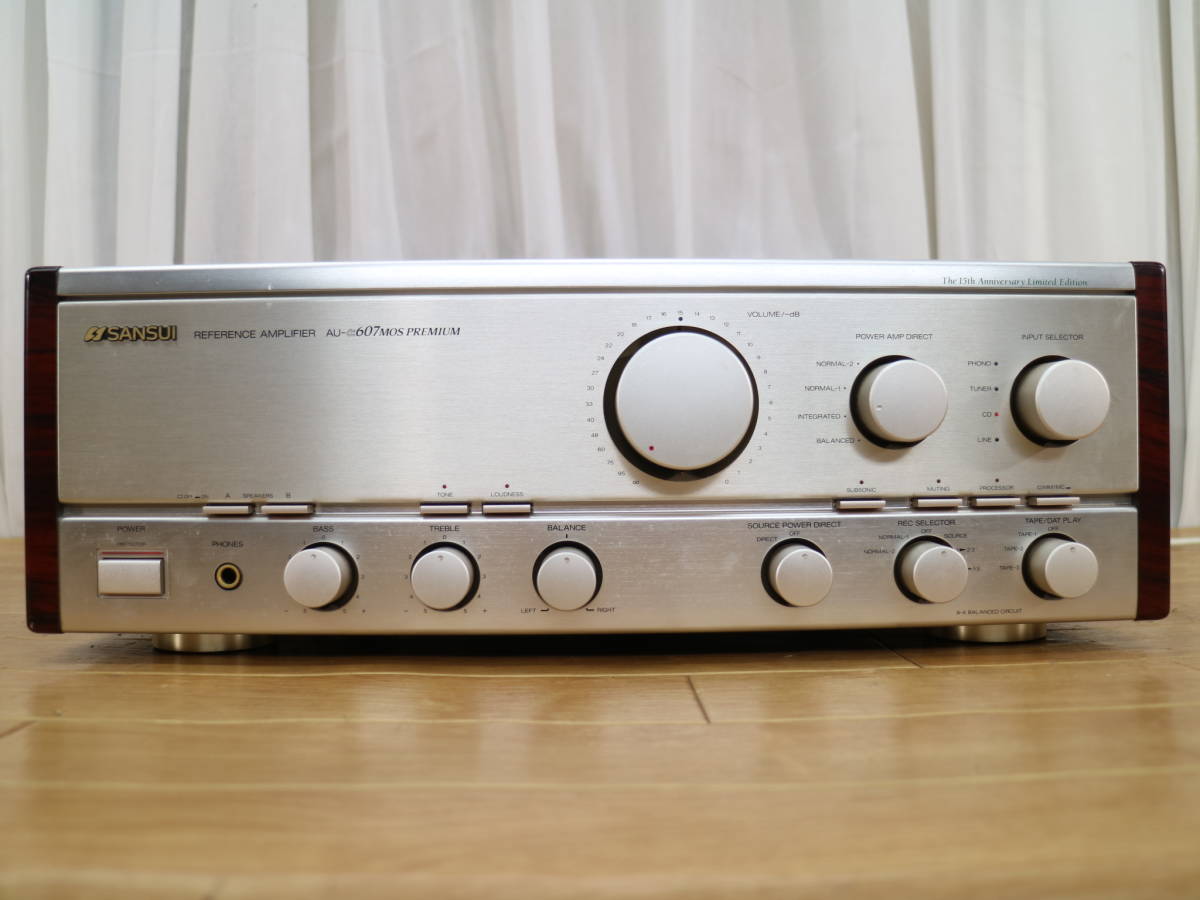 SANSUI　AU-α607　プリメインアンプ SANSUI - AU-α607 MOS PREMIUM プリメインアンプ (D-057) PG:AU