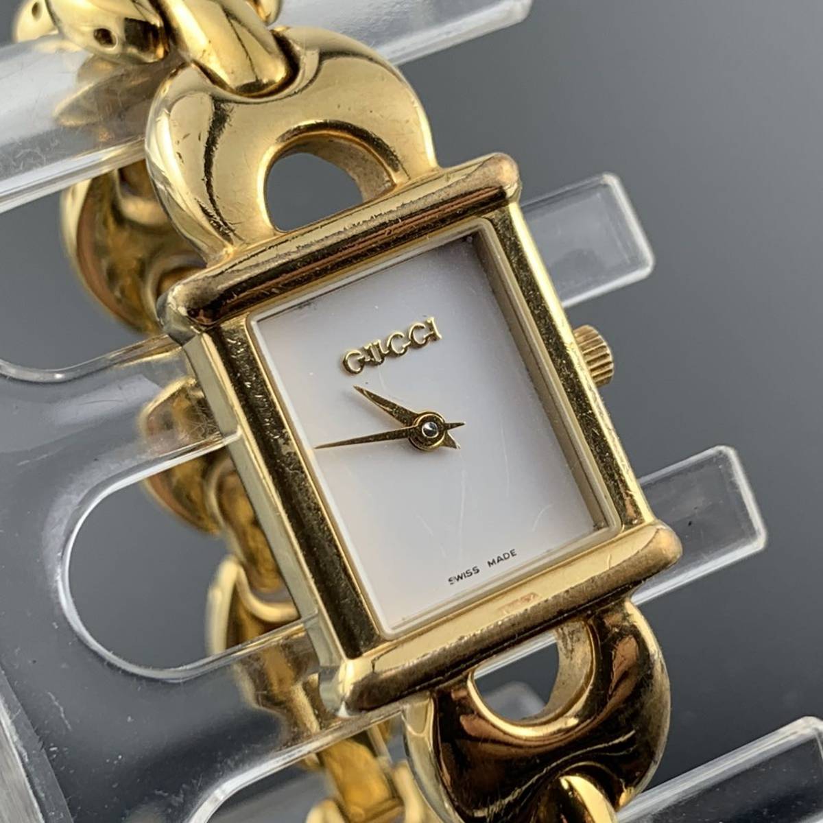 M54]1円～☆レディース腕時計 クォーツ GUCCI グッチ 1800L ゴールド