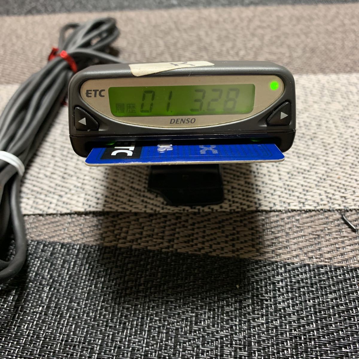 ETCデンソー(DIU-2400)軽自動車から外しました中古品です アンテナ一