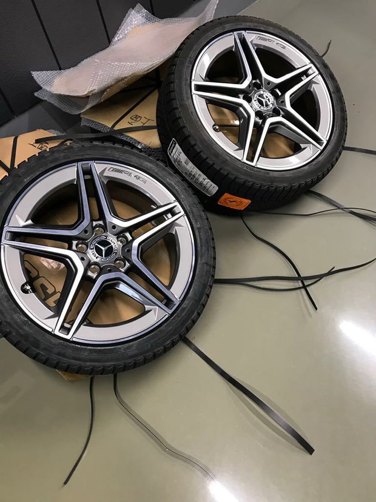 18インチ ホイールセット スタッドレスタイヤ付き　メルセデスベンツCLA35 メルセデス ベンツ Aクラス CLA等 AMGホイールスタッドレスタイヤ