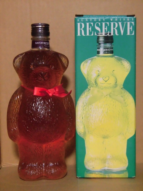 サントリーリザーブ ＜クマさん型ボトル＞ 600ml 箱付き ⑥ 正規品