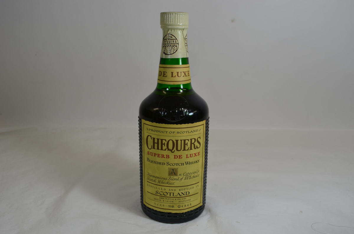 CHEQUERS チェッカーズ ウイスキー SUPERB DE LUXE Yahoo!オークション