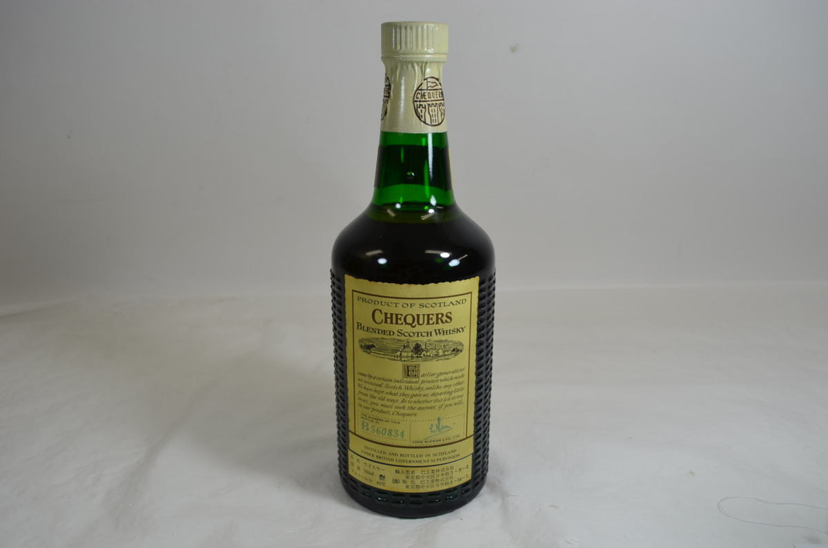 未開栓 ウィスキー CHEQUERS チェッカーズ 760ml 43度 スーパー