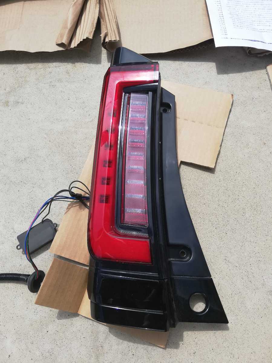 N-BOXカスタム JF1/JF2 ファイバーLEDガーニッシュ＆ファイバーLED