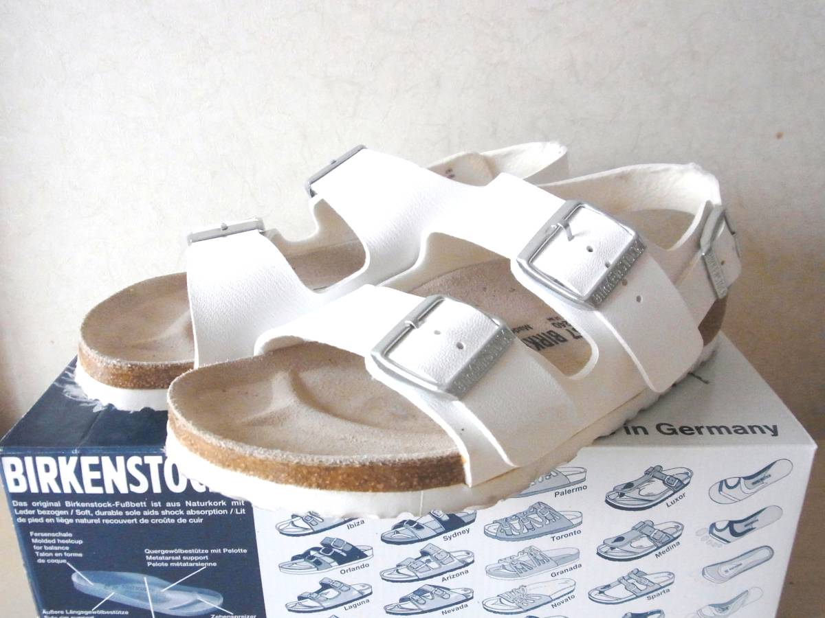 Birkenstock ビルケンシュトック サンダル ホワイトアリゾナ Arizona 細幅タイプ レディース メンズ 37 白 23 5cm 売買されたオークション情報 Yahooの商品情報をアーカイブ公開 オークファン Aucfan Com