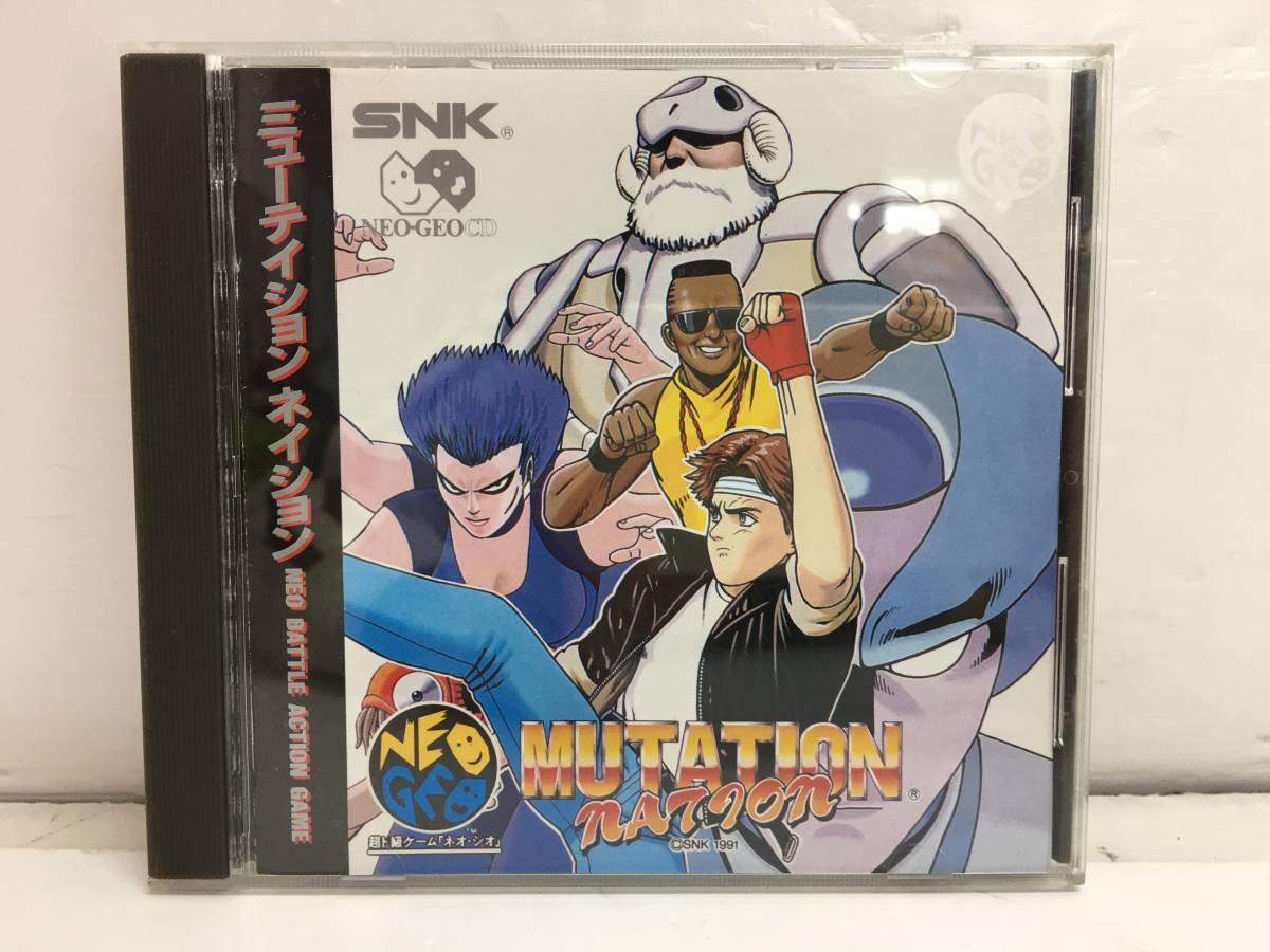 eg0432-41】 SNK ネネオジオCD ミューテイション ネイション MUTATION