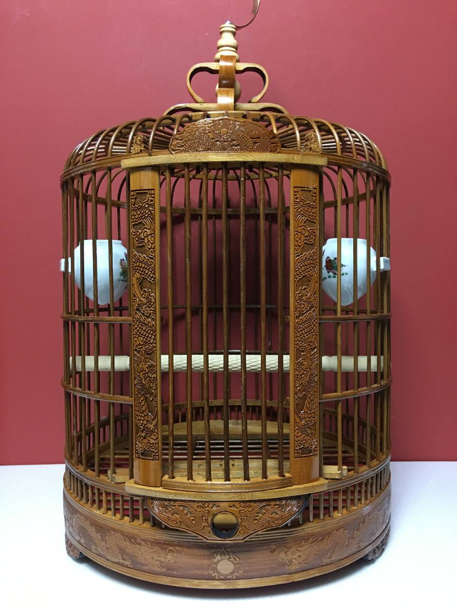 竹 鳥 籠 メジロ ウグイス和鳥籠 竹製手作り 竹製 鳥かご 鳥籠 手作り 未