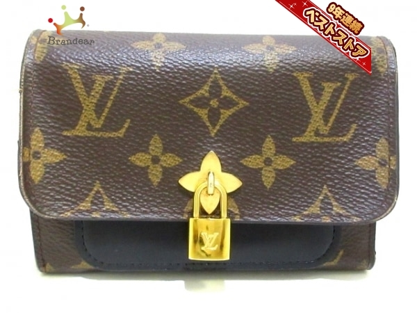 100%新品，定番 ルイヴィトン LOUIS VUITTON 3つ折り財布 M62578 ポルトフォイユフラワーコンパクト モノグラム キャンバス ノワール SP0188 財布(モノグラムライン)｜売買されたオークション情報、yahooの商品情報 服飾小物