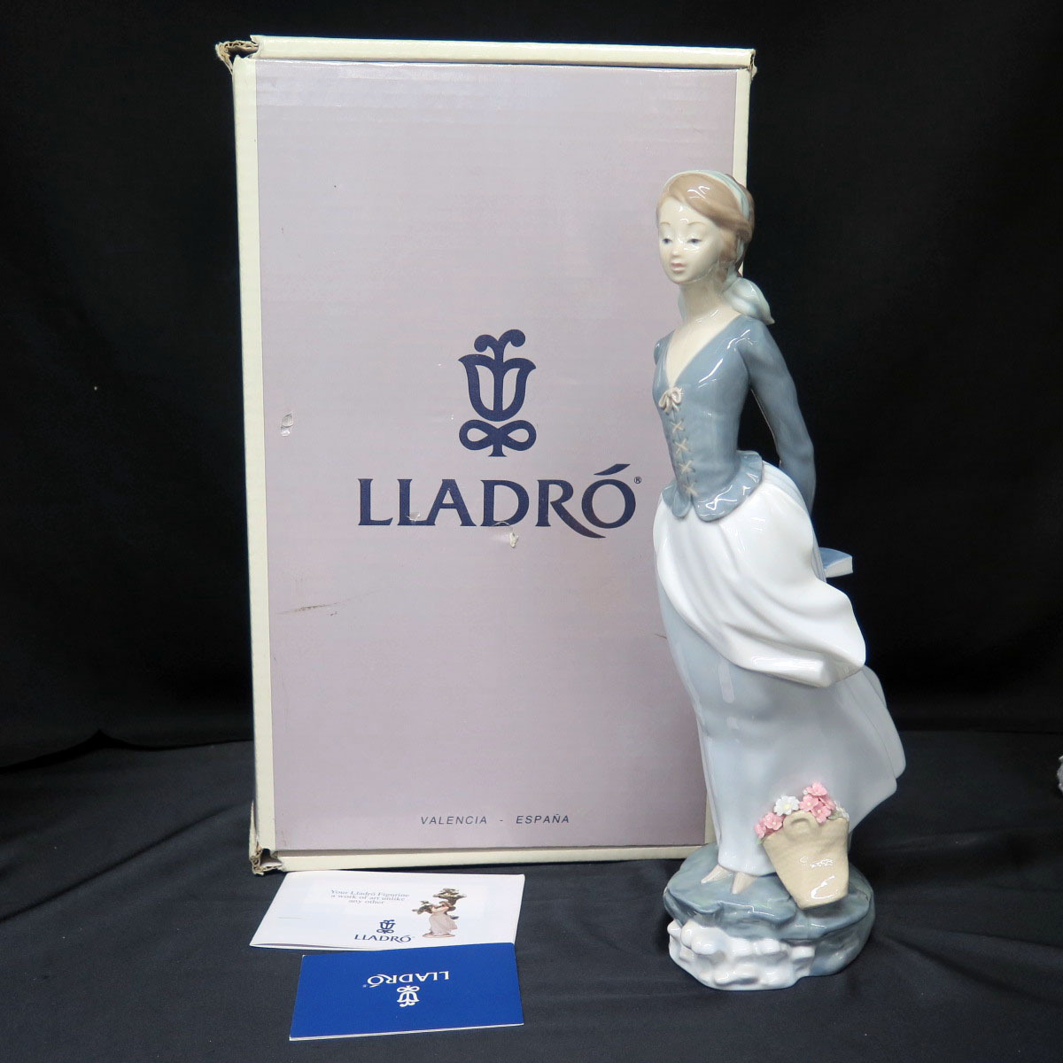美品！LLADRO リヤドロ 4922 海のそよ風 フィギュリン 箱付 スペイン LLADRO フィギュリン 即決・LLADRO・リヤドロ・4922・04922・海の