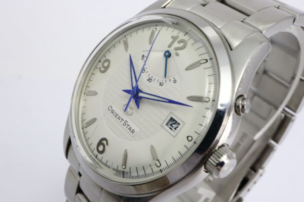 1円 ORIENT STAR/オリエントスター AT 動作品 裏スケ パワーリザーブ 箱・説あり N0811 (OO 01)_2