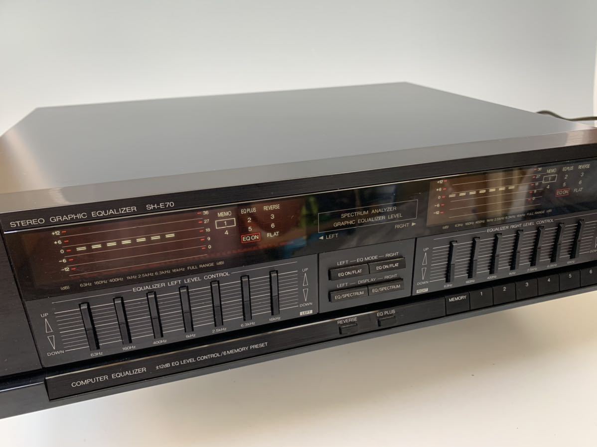 ○ Technics テクニクス ○ グラフィックイコライザー ○ SH-E70A