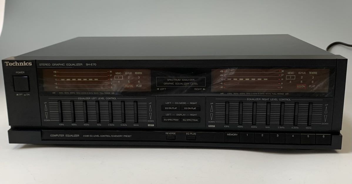 ○ Technics テクニクス ○ グラフィックイコライザー ○ SH-E70A