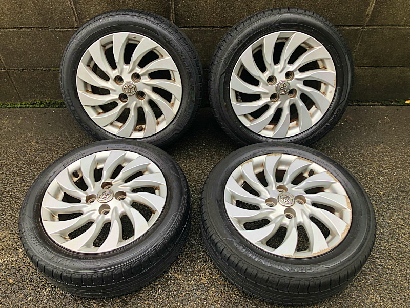○○トヨタ bB純正ホイール 185/55R15 4本 6J +40 4穴 100 ○○トヨタ bB純正ホイール 185/55R15 4本 6J +40 4穴 100