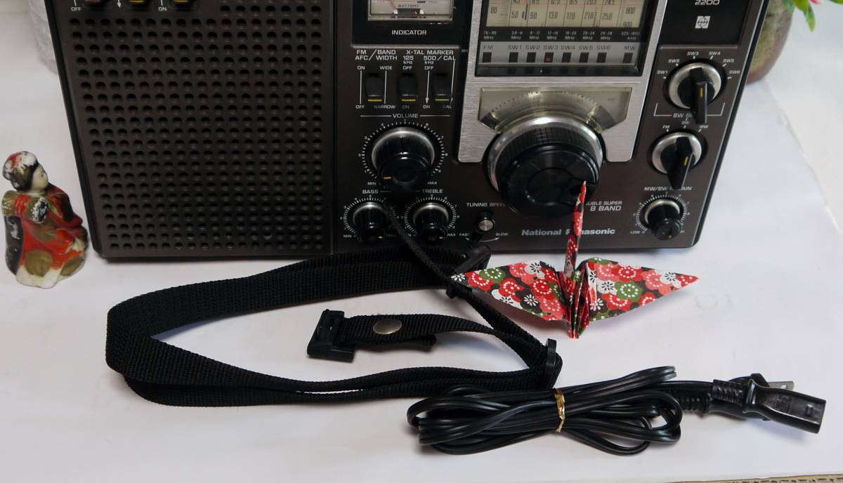 RF-2200 National 電源表示付 クーガー2200 AC FM⁄MW⁄SW6バンド ナショナル