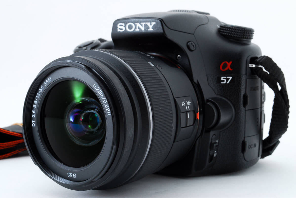 α57 ソニー SONY ミラーレス一眼 DT ☆送料無料 SAM＋DT SAM付属 55 