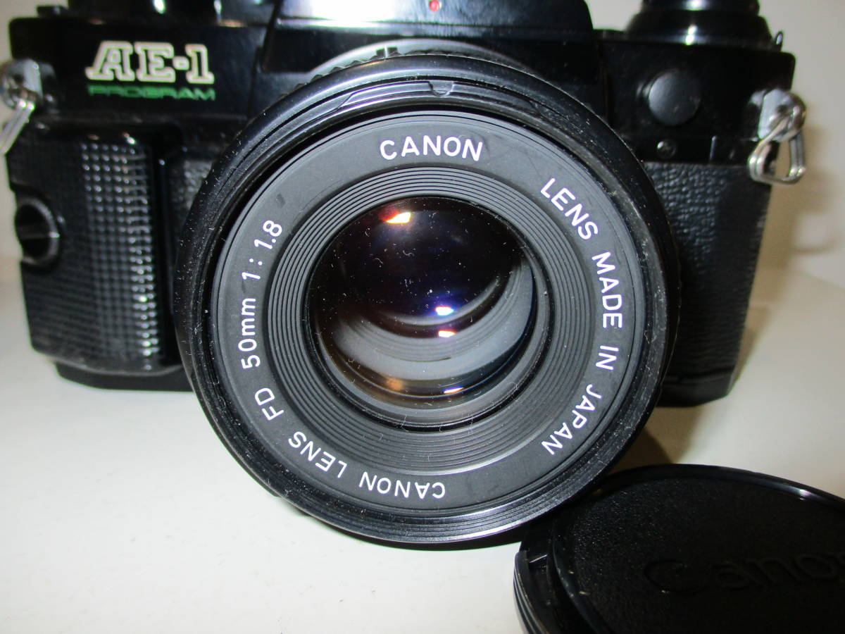 整備済キャノン AE-1 PROGRAM NEW FD 50mm F1.8