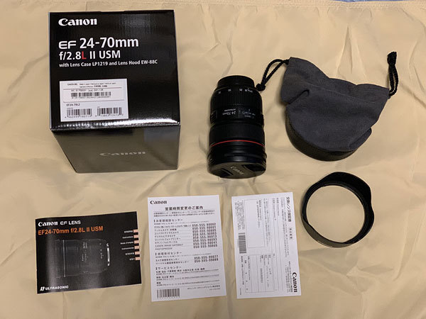キヤノン EF24-70mm F2.8L II USM 【中古品】 標準 ズームレンズ