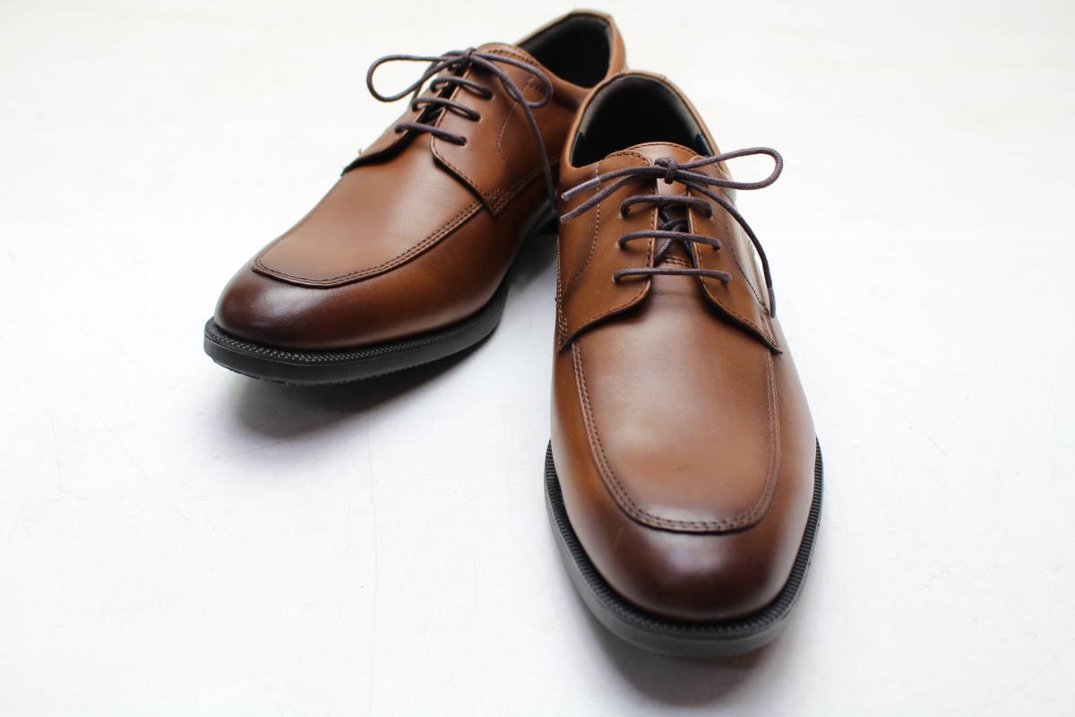 ○送料無料○新品 HYDRE-TECH 本革ビジネスシューズ ウルトラライト 25.5（3E）○B19