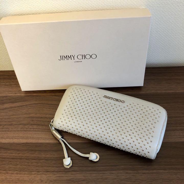 《1点限り限定価格》ジミーチュウ ホワイト 長財布