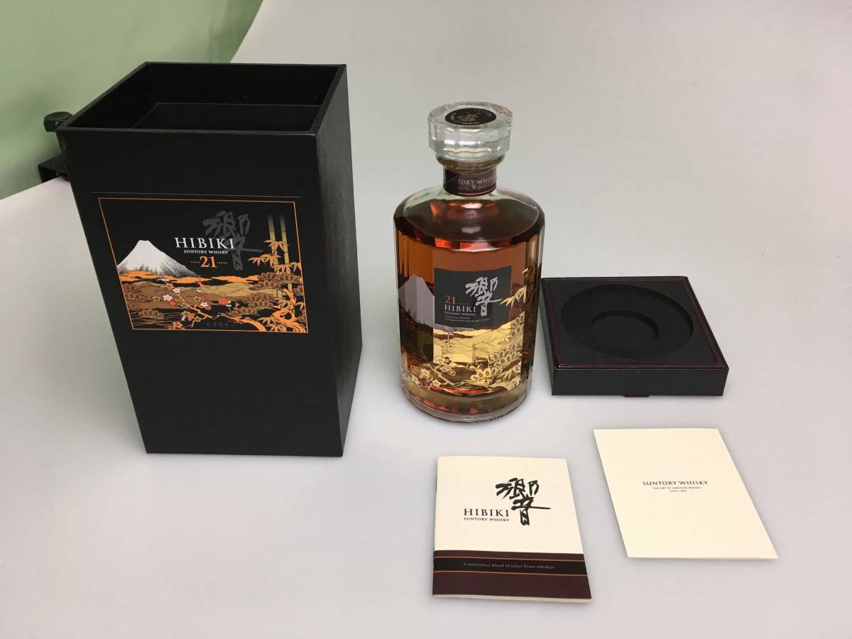希少】【未開封】SUNTORY サントリー 響 21年 意匠ボトル 花鳥風月