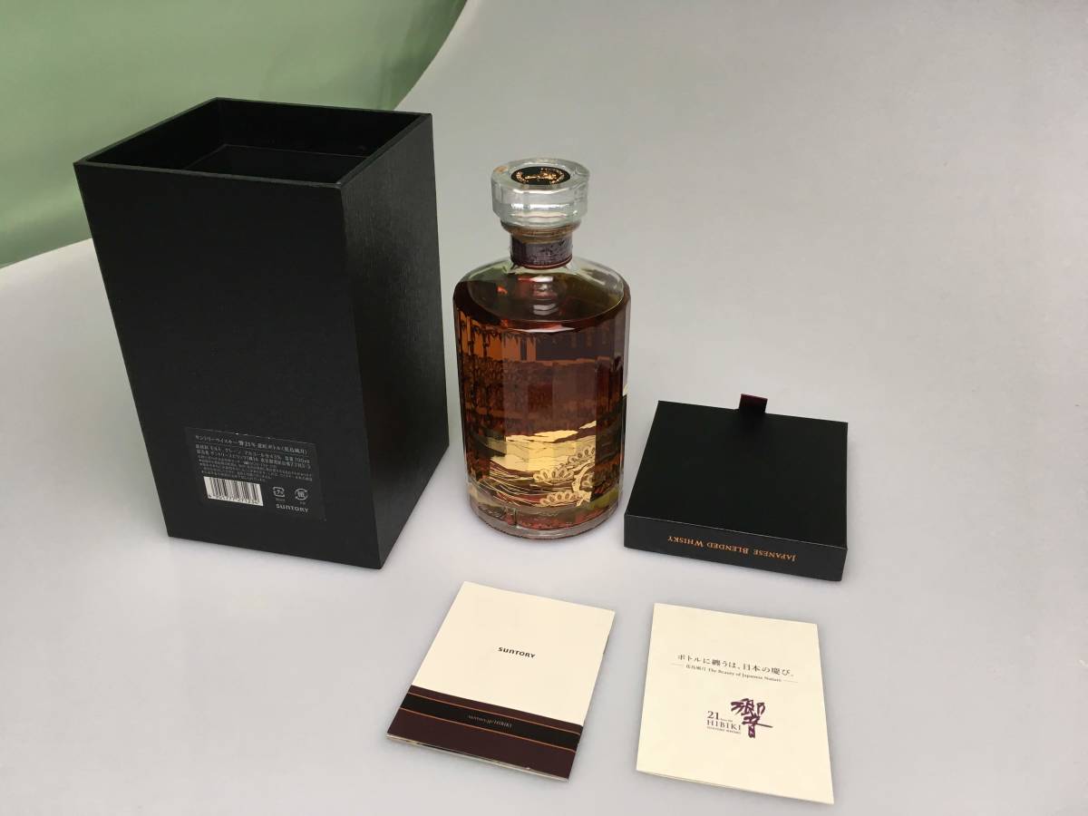 希少】【未開封】SUNTORY サントリー 響 21年 意匠ボトル 花鳥風月
