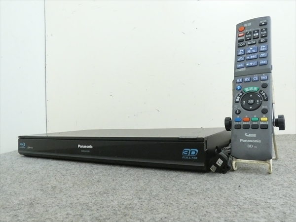 500GB☆11年☆パナソニック/DIGA☆HDD/BDレコーダー☆DMR-BRT300☆リモコン付☆3D対応機 管CX21451