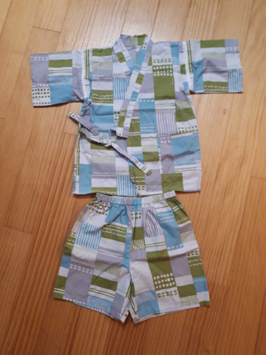 おしゃれ甚平 男の子110cm 綿100 着用5回程 110 105 114cm 売買されたオークション情報 Yahooの商品情報をアーカイブ公開 オークファン Aucfan Com