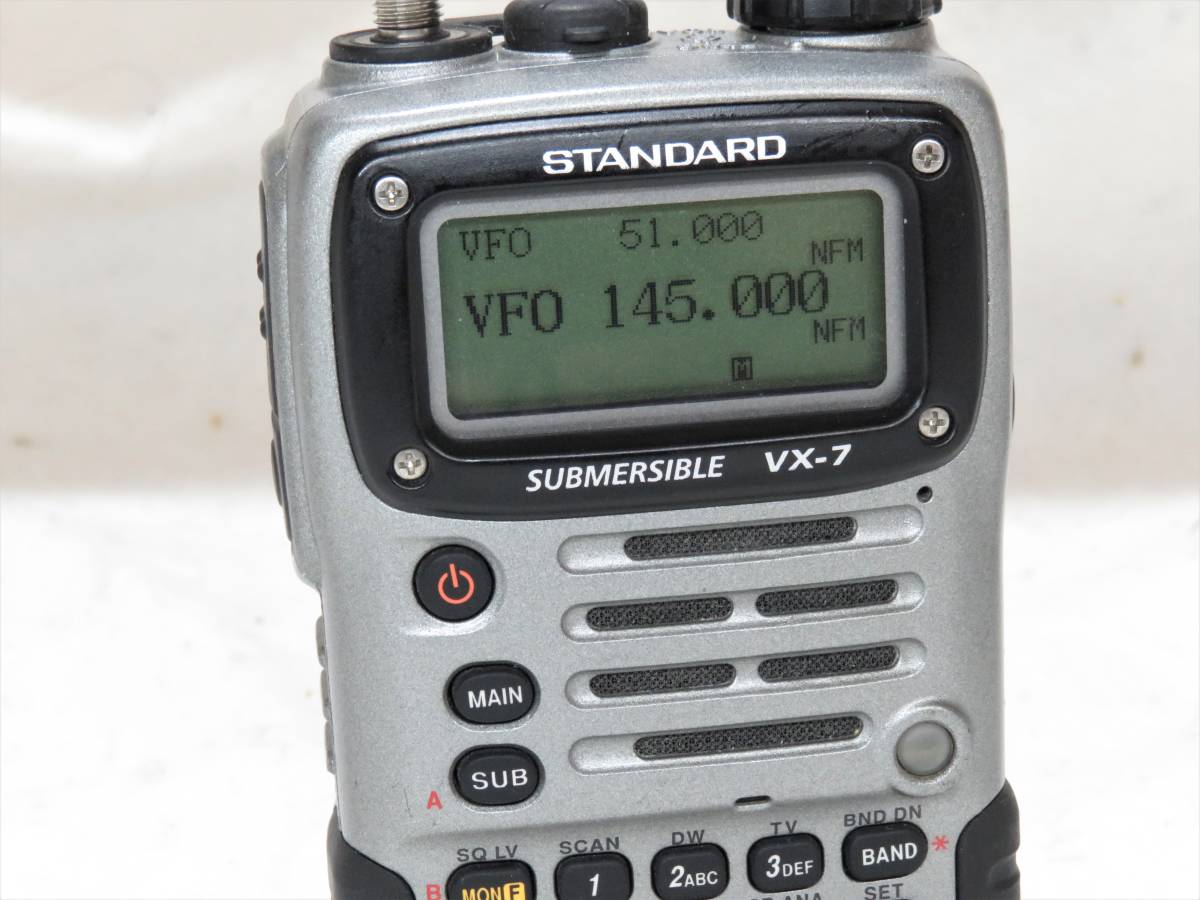 VX-7 トリプルバンド トランシーバー YAESU VX-7 50/144/430 トリプルバンド 50MHzAM運用可能 5W ハンディ