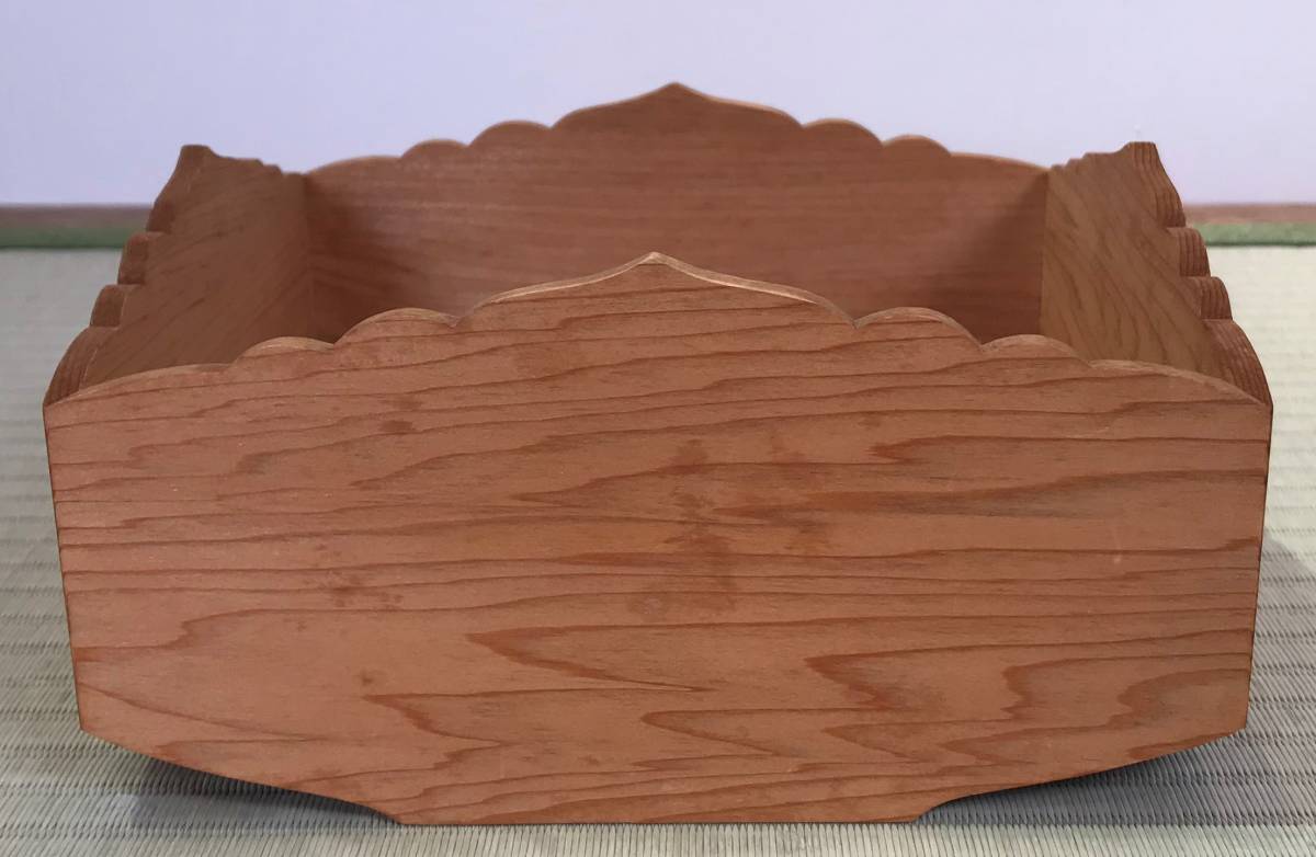 正規品，最新作 【茶道具市場】 鵬雲斎好香狭間屋久杉莨盆 高坂